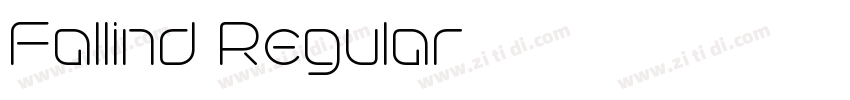 Fallind Regular字体转换 Fallind Regular字体转换
